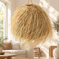 Long-Fringed Pendant Lampshade — AI-generated product visualisation.