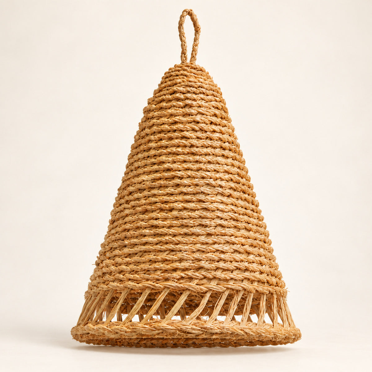 Slim Woven Cone Pendant Lampshade — AI-generated product visualisation.