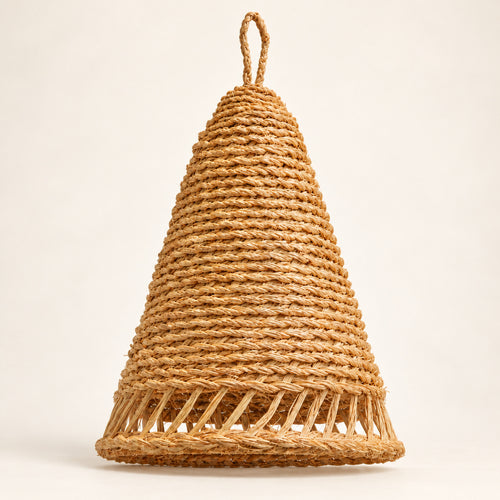 Slim Woven Cone Pendant Lampshade — AI-generated product visualisation.