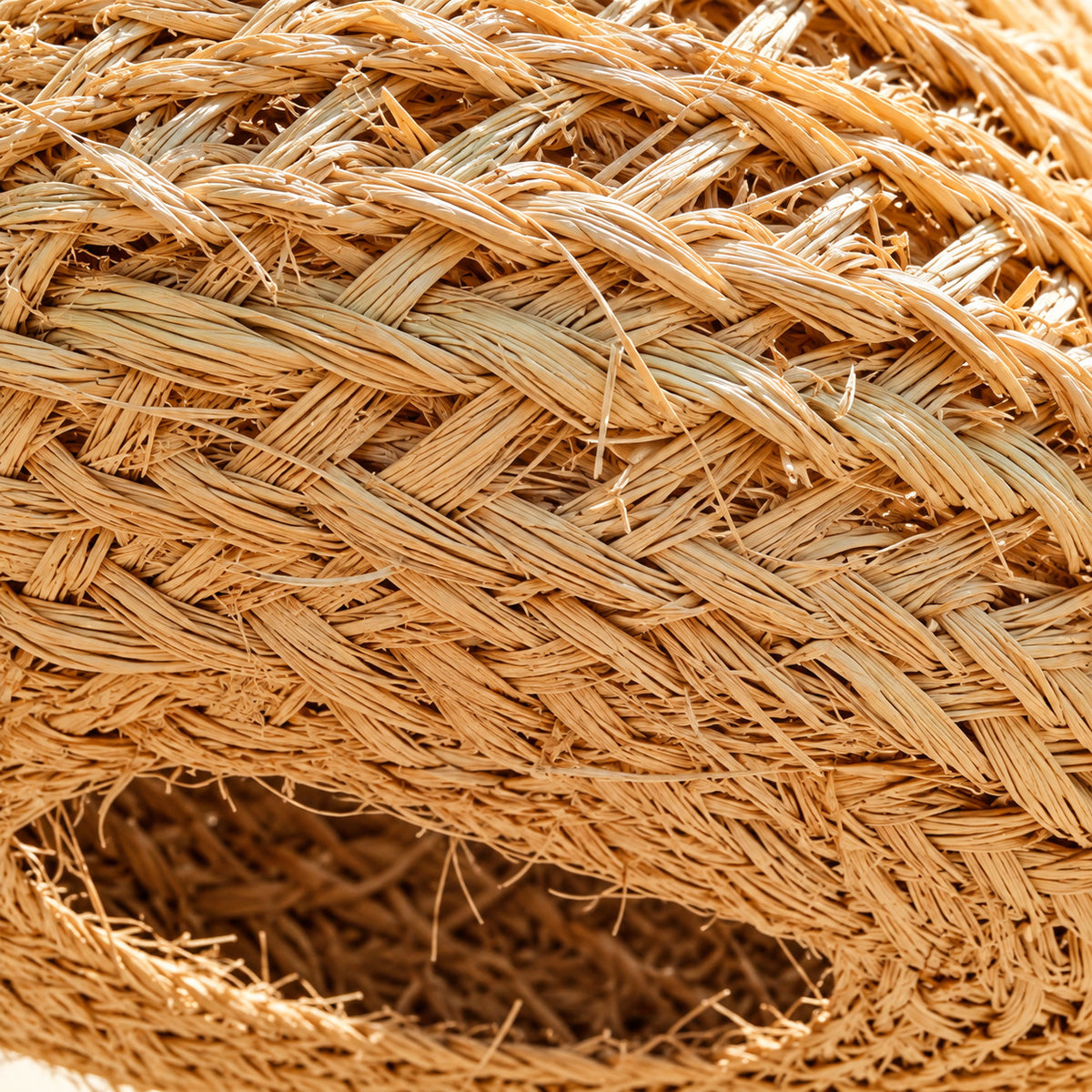Wide-Base Woven Cone Pendant Lampshade — AI-generated product visualisation.