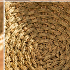 Corbeille décorative tressée en fibres naturelles — Kartouzou
