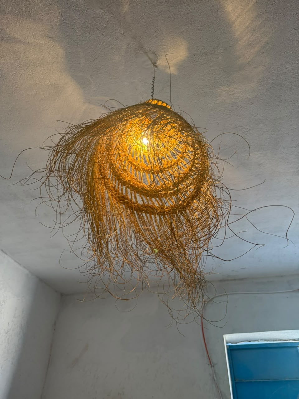 Palm Fibre Pendant Lampshade – XS to L — product view