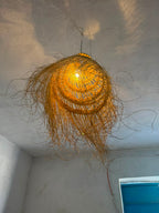 Palm Fibre Pendant Lampshade – XS to L — product view