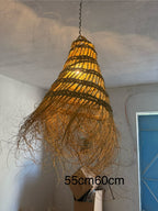 Palm Fibre Pendant Lampshade – XS to L — product view