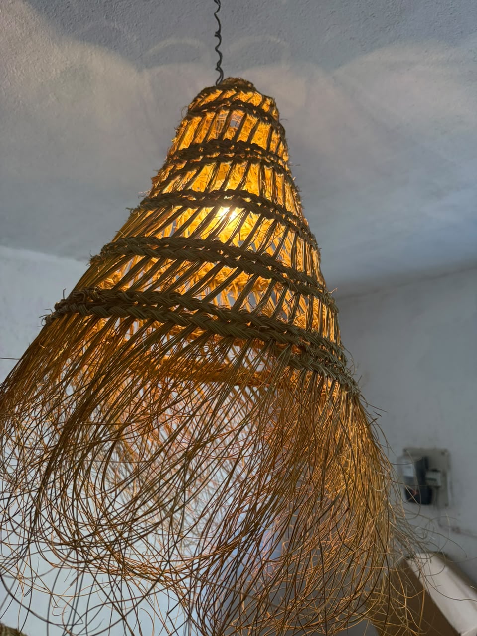 Abat-jour en fibres de palmier tressées – XS à L — Kartouzou